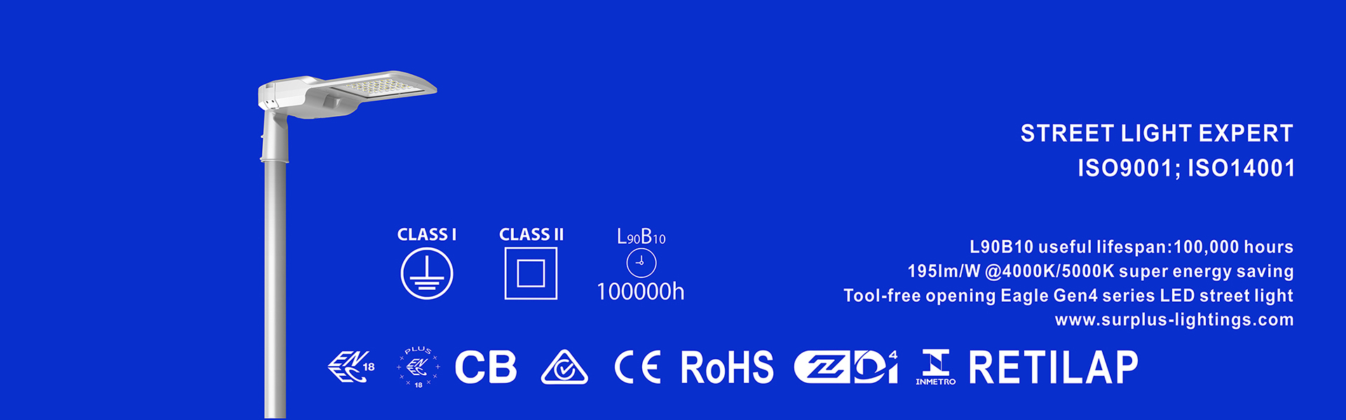 품질 오일 Gen4 195lm/W ENEC ENEC+ CB SAA Zhaga-D4i 거리등 공장